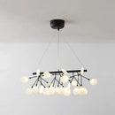 DecorBites™ Ultra-Modern Linear Firefly Pendant Lighting: Acrylic Billiard Light for Living Room