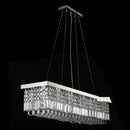 DecorBites™ Upscale Modern Crystal Chandelier for Dining Room