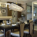 DecorBites™ Upscale Modern Crystal Chandelier for Dining Room