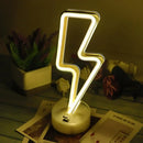 Colorful led neon sign shapes bedroom night light
