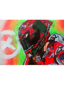 DecorBites™ Valentino Rossi Motorcycle Racing Canvas Wall Art
