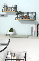 DecorBites™ Wall Mounted Storage Shelves and Baskets