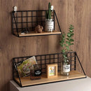 DecorBites™ Wall Mounted Storage Shelves and Baskets