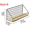DecorBites™ Wall Mounted Storage Shelves and Baskets