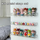DecorBites™ Wall Mounted Transparent Storage Rack for Figures