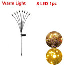 DecorBites™ Warm White Solar LED Firework Lights