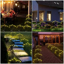 DecorBites™ Warm White Solar LED Firework Lights