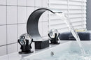 DecorBites™ Waterfall Bathroom Basin Faucet - Hot/Cold Mixer