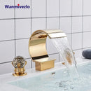 DecorBites™ Waterfall Bathroom Basin Faucet - Hot/Cold Mixer