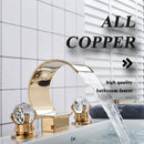 DecorBites™ Waterfall Bathroom Basin Faucet - Hot/Cold Mixer