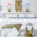 DecorBites™ Waterfall Bathroom Basin Faucet - Hot/Cold Mixer