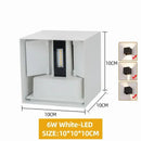 DecorBites™ Waterproof Aluminum LED Wall Lamp - Outdoor & Indoor Lighting