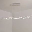 DecorBites™ Wave Shaped Aluminum Pendant Lamp - Minimalistic Dining Room Island Lighting