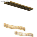 DecorBites™ Wavy Prismatic Crystal LED Pendant Lamp for Restaurants in Brass Finish