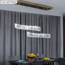 Brass Crystal LED Pendant
