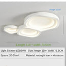 DecorBites™ White LED Ceiling Lamps - Modern Minimalist Home Decor