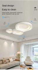 DecorBites™ White LED Ceiling Lamps - Modern Minimalist Home Decor