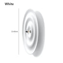 DecorBites™ White Nordic Bauhaus Round Lamp