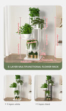 DecorBites™ Wooden Flower Plant Stand Shelf - 4/5/6 Tier
