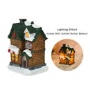 DecorBites™ Wooden LED Light House Christmas Decorations