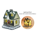 DecorBites™ Wooden LED Light House Christmas Decorations