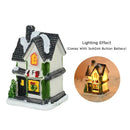 DecorBites™ Wooden LED Light House Christmas Decorations