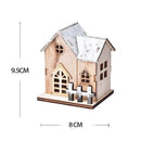 DecorBites™ Wooden LED Light House Christmas Decorations