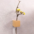 Modern dark wood magnetic test tube vase living room wall decor
