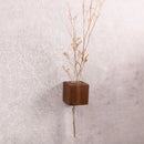 Modern dark wood magnetic test tube vase living room wall decor