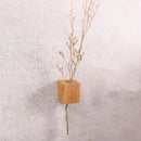 Modern dark wood magnetic test tube vase living room wall decor