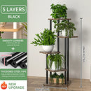 DecorBites™ Wooden Plant Stand Shelf Tiered Flower Pot Display