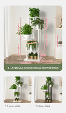 DecorBites™ Wooden Plant Stand Shelf Tiered Flower Pot Display