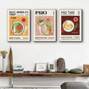 DecorBites™ World Cuisine Canvas Print for Home Decor