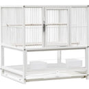 DecorBites™ Wrought Iron Bird Cage for Conures, Lovebirds - 30 Inch
