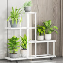 DecorBites™ Wrought Iron Plant Stand with Wheels