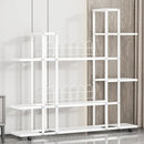 DecorBites™ Wrought Iron Plant Stand with Wheels