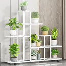 DecorBites™ Wrought Iron Plant Stand with Wheels