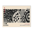 Yayoi kusama flower abstract canvas print living room wall art