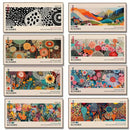 Yayoi kusama flower abstract canvas print living room wall art