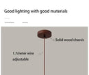 DecorBites™ Yellow Stone LED Pendant Chandelier - Retro Nordic Style