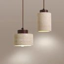 DecorBites™ Yellow Stone LED Pendant Chandelier - Retro Nordic Style