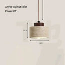DecorBites™ Yellow Stone LED Pendant Chandelier - Retro Nordic Style