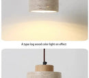 DecorBites™ Yellow Stone LED Pendant Chandelier - Retro Nordic Style