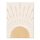 DecorBites™ Yellow Sun Rising Horizon Wall Art