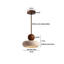 DecorBites™ Yellow Travertine Pendant Light for Kitchen Island