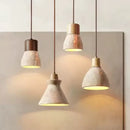 DecorBites™ Yellow Travertine Pendant Light for Kitchen Island