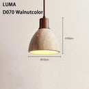 DecorBites™ Yellow Travertine Pendant Light for Kitchen Island