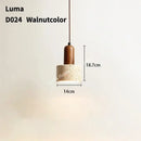 DecorBites™ Yellow Travertine Pendant Light for Kitchen Island