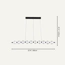 Decus Linear Chandelier