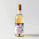 Deep Pinks Mini Wine Label